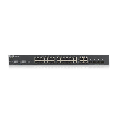 Zyxel GS1920-24V2 Διαχειρίσιμος Gigabit Ethernet (10/100/1000) Μαύρος (Μαύρο)