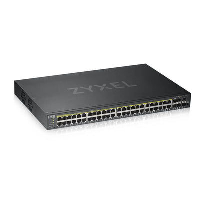 Zyxel GS1920-48HPV2 Διαχειρίσιμος Gigabit Ethernet (10/100/1000) PoE τροφοδοτικού Μαύρος (Μαύρο)