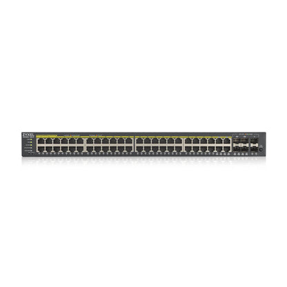 Zyxel GS1920-48HPV2 Διαχειρίσιμος Gigabit Ethernet (10/100/1000) PoE τροφοδοτικού Μαύρος (Μαύρο)