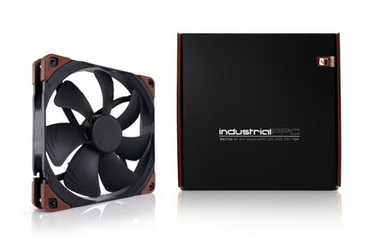 Noctua NF-A14 industrialPPC-2000 IP67 PWM Fan (Black, PWM Connector, 140 mm)