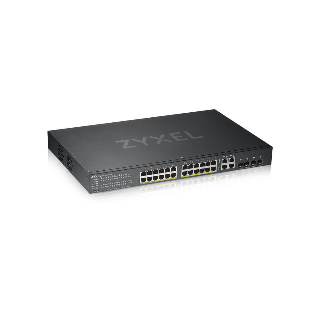 Zyxel GS1920-24HPV2 Διαχειρίσιμος Gigabit Ethernet (10/100/1000) PoE τροφοδοτικού Μαύρος (Μαύρο)