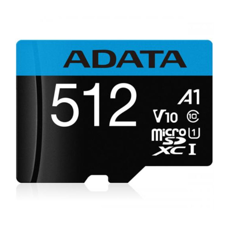 ADATA CARD MICROSDHC       512GB UHS-I CL10 100/20 MB/s W/1 Adap.