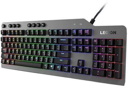 Lenovo Legion K500 Gaming Keyboard USB QWERTY US English Black and Grey