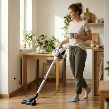 Φορητή ηλεκτρική σκούπα χειρός Adler AD 7036W σε λευκό χρώμα