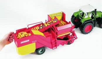BRUDER 02130 Grimme SE 75-30 Potato Harvester with 80 Potato Replicas