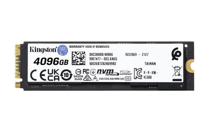 KC3000 4096 GB (schwarz, PCIe 4.0 x4, NVMe, M.2 2280)