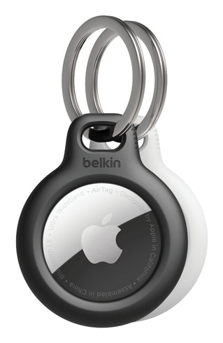 1x2 Belkin Key Ring for Apple AirTag, black/white  MSC002btH35