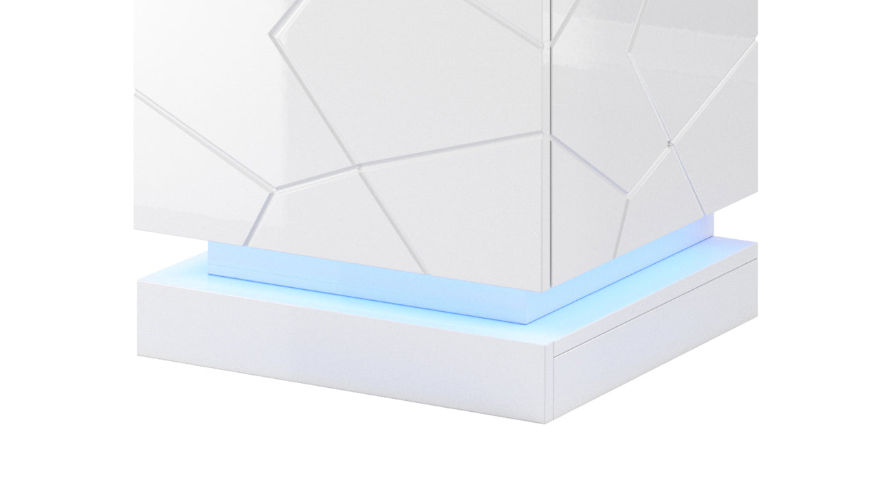 QIU bedside table lighting 2 pcs blue