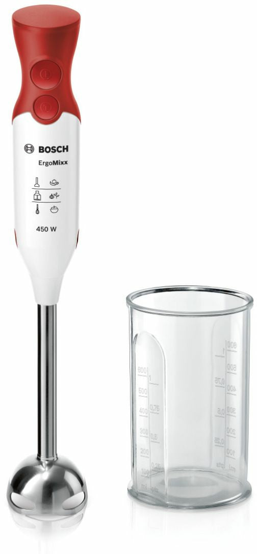 Bosch MSM64110 blender Immersion blender 450 W Red, White