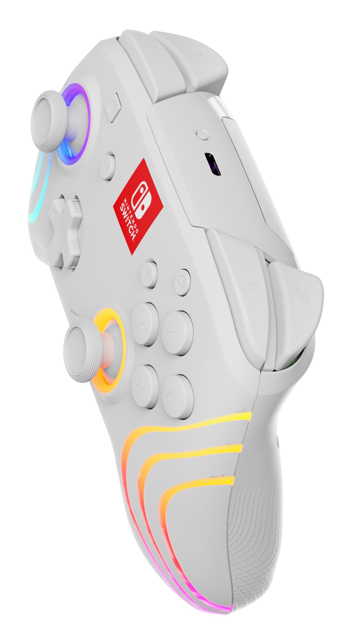 PDP Afterglow Wave Wireless Controller - White - Nintendo Switch