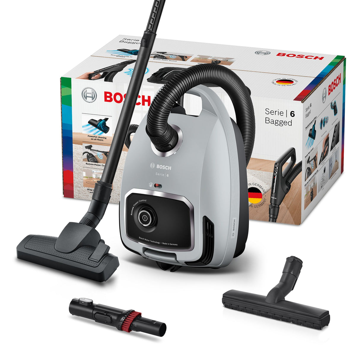 Bosch Serie 6 BGB6X330 4 L Cylinder Vacuum Cleaner Dry 600 W Dust Bag