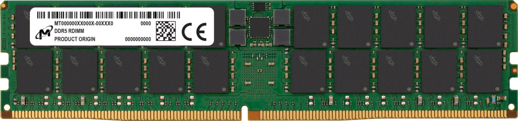 Micron DDR5 RDIMM 128GB 2Rx4 5600 CL46 (32Gbit) Single Pack