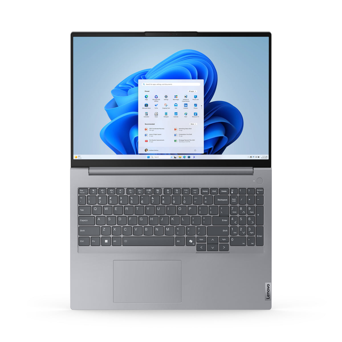 Lenovo ThinkBook 16 G7 ARP AMD Ryzen™ 7 7735HS Laptop 40.6 cm (16") WUXGA 16 GB DDR5-SDRAM 1 TB SSD Wi-Fi 6E (802.11ax) Windows 11 Pro Grey
