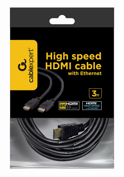 Καλώδιο HDMI Gembird 4,5 μέτρα Αρσενικό/Αρσενικό Τύπος HDMI A (Τυπικό) Μαύρο