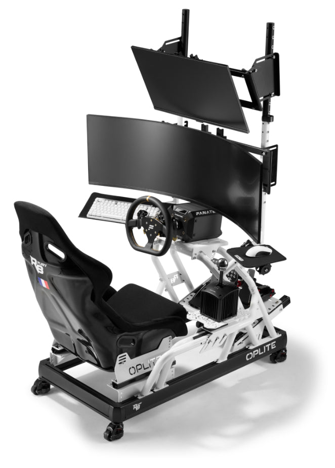 OPLITE Lockable Swivel Casters for R8 Cockpit — Black (Retail)