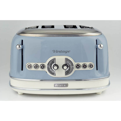 Ariete Vintage 4-Slot Toaster – Blue