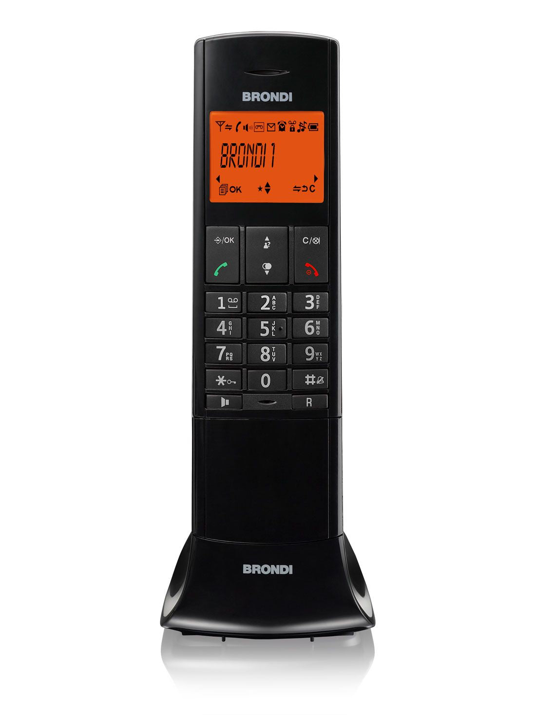 Telefono Cordless Brondi Lemure Nero