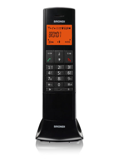 Telefono Cordless Brondi Lemure Nero