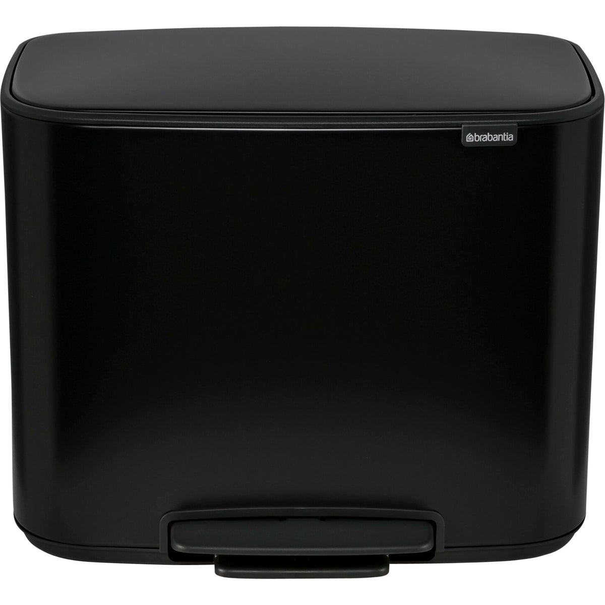 Brabantia Bo Pedal Bin black, 3 x 11 L