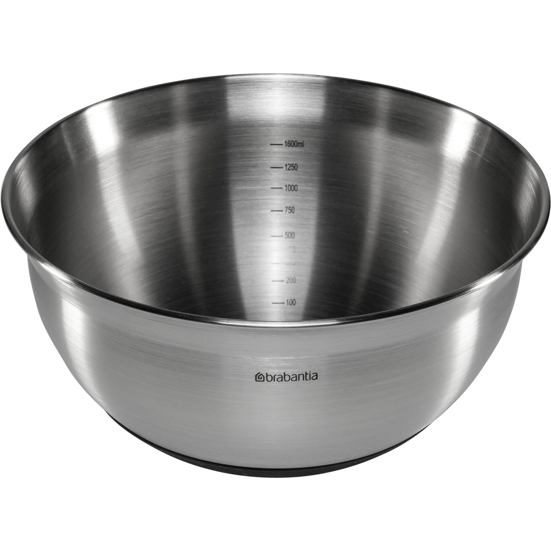 Brabantia Μπολ Ανάμειξης Χάλυβα Ματ Μαύρο, 1.6 L
