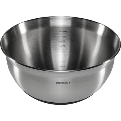Brabantia Μπολ Ανάμειξης Χάλυβα Ματ Μαύρο, 1.6 L
