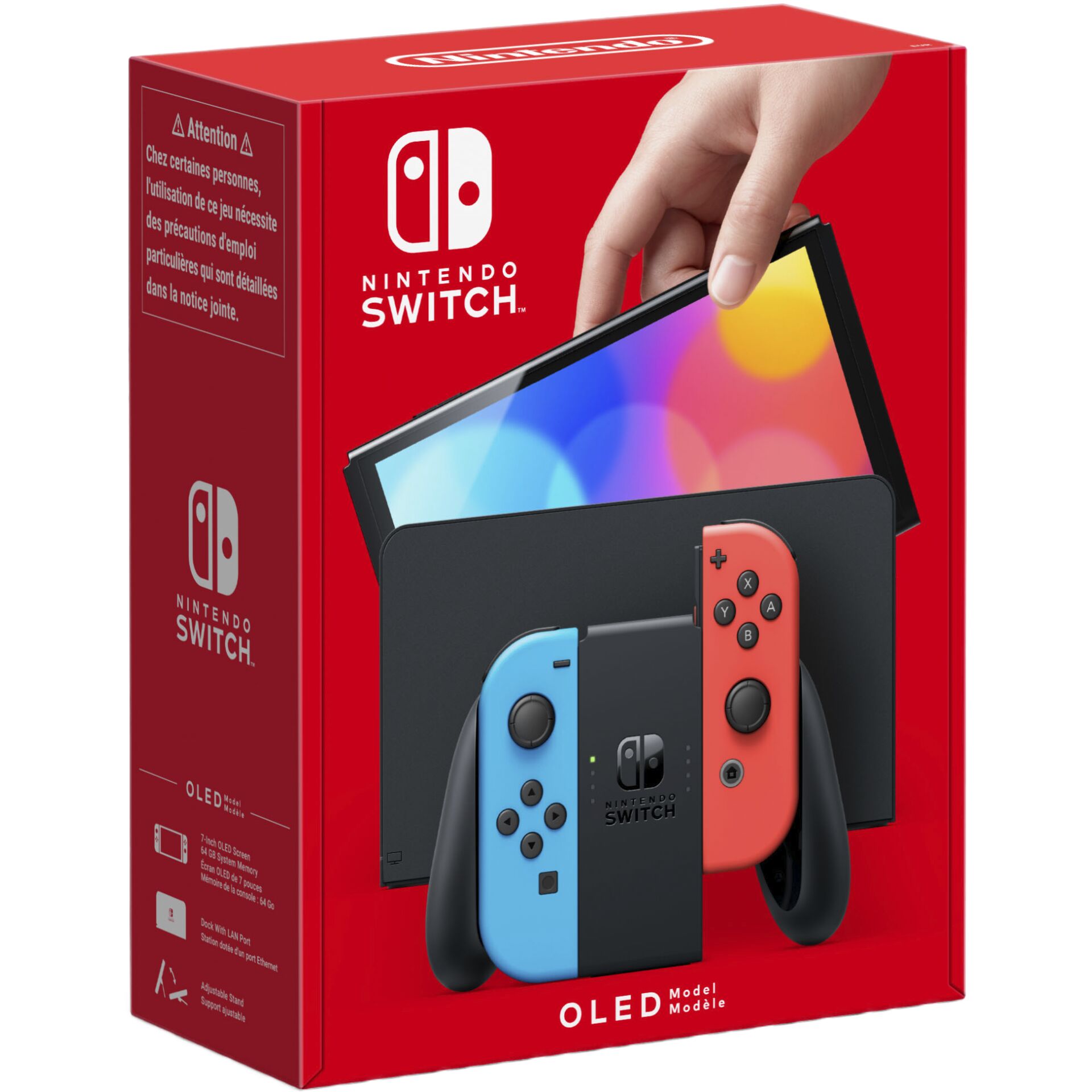 Nintendo Switch (OLED-Model) Νεόν-Κόκκινο/Νεόν-Μπλε