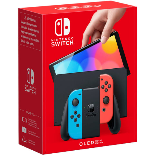 Nintendo Switch (OLED-Model) Νεόν-Κόκκινο/Νεόν-Μπλε