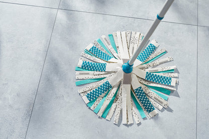 LEIFHEIT 52106 mop Cotton, Fiber Dry&wet Blue, White