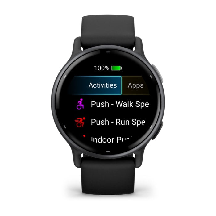 Garmin Vivoactive 5 3.05 cm (1.2") AMOLED 42 mm Digital 390 x 390 pixels Touchscreen Black Wi-Fi GPS (satellite)