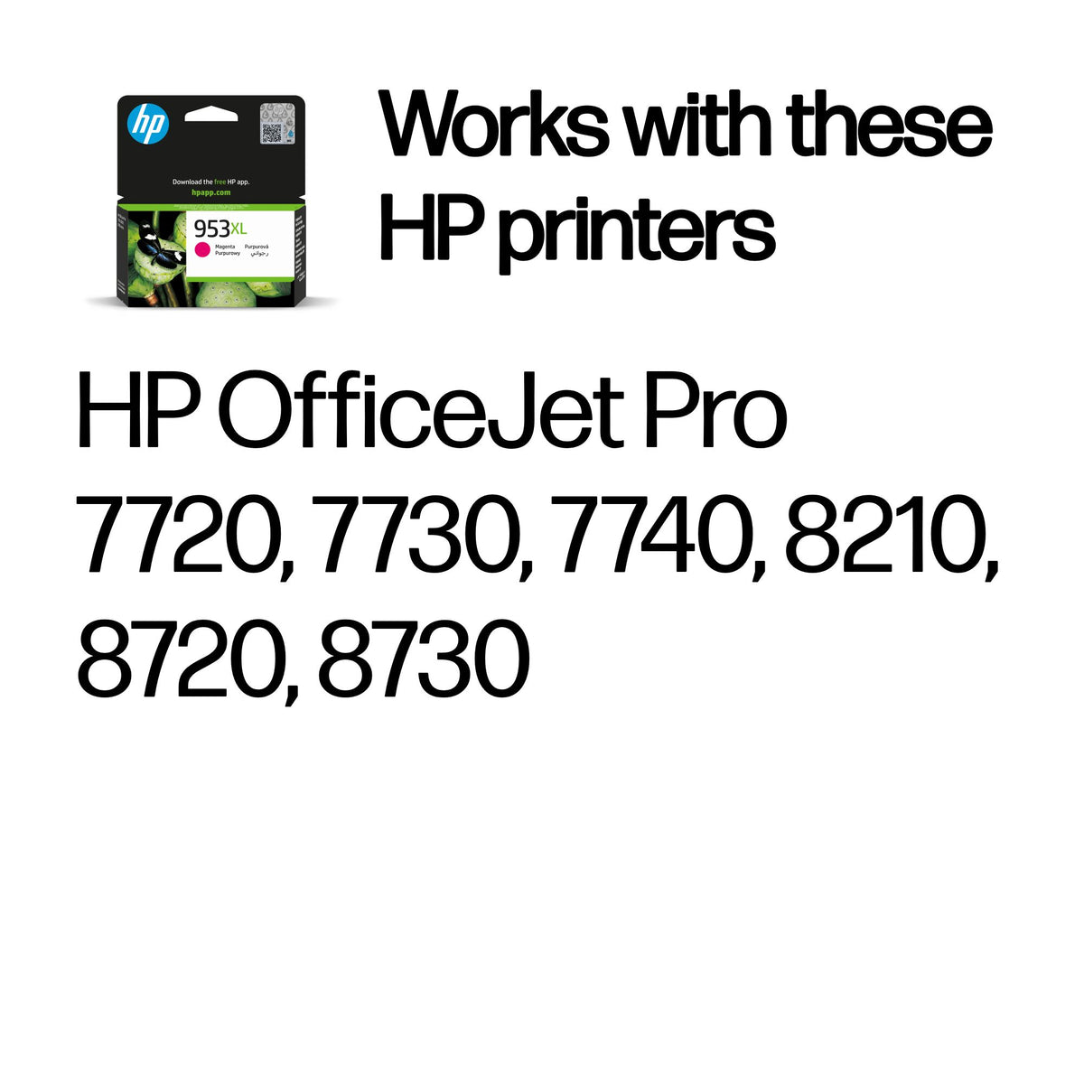 HP 953XL Magenta Ink Cartridge – 20.5 ml