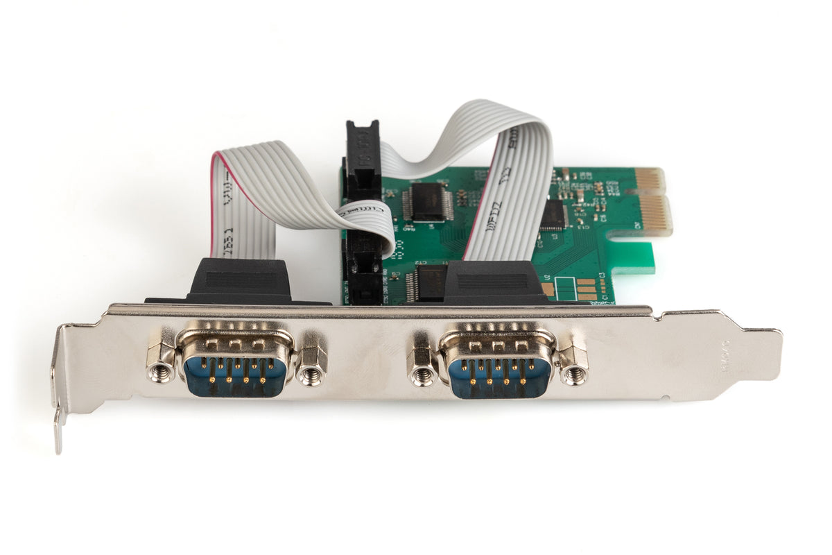 DIGITUS PCI Expr Card 2x D-Sub9 seriell Ports  + LowProfile retail
