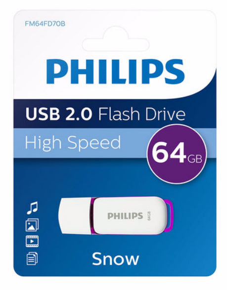 Philips USB 2,0             64GB Snow Edition Magic Purple