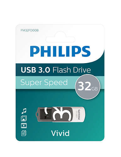 Philips USB 3,0             32GB Vivid Edition Shadow Grey