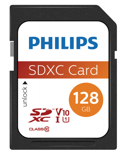 Philips SDXC Card          128GB Class 10 UHS-I U1