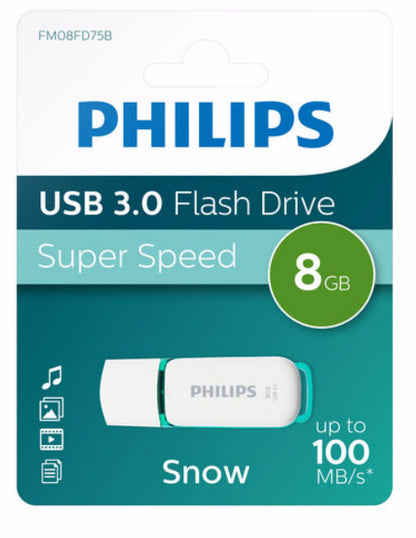 Philips USB 3,0              8GB Snow Edition Spring Green