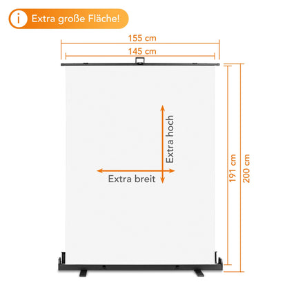 Walimex pro Roll-up Panel Background 155x200cm white
