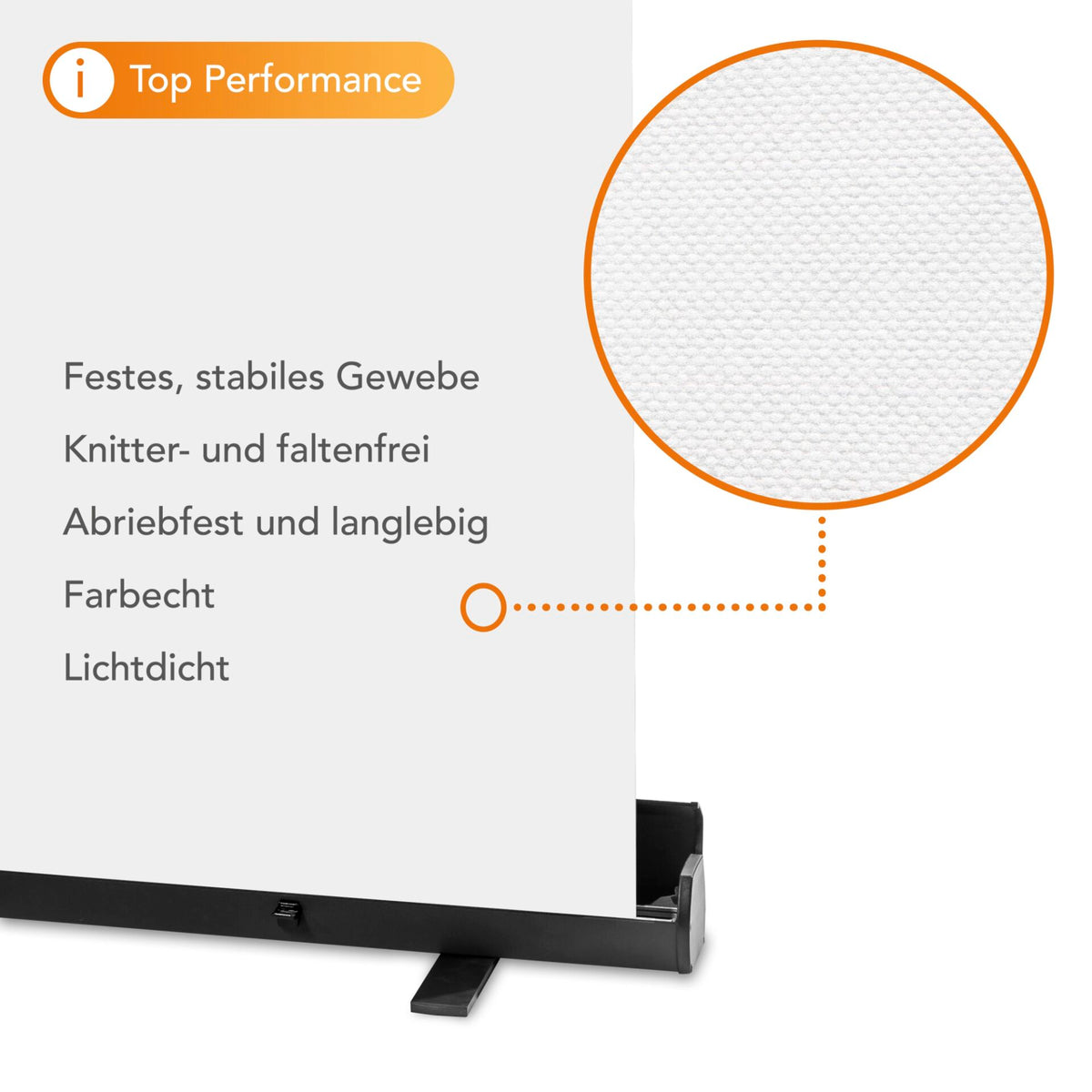 Walimex pro Roll-up Panel Background 155x200cm white
