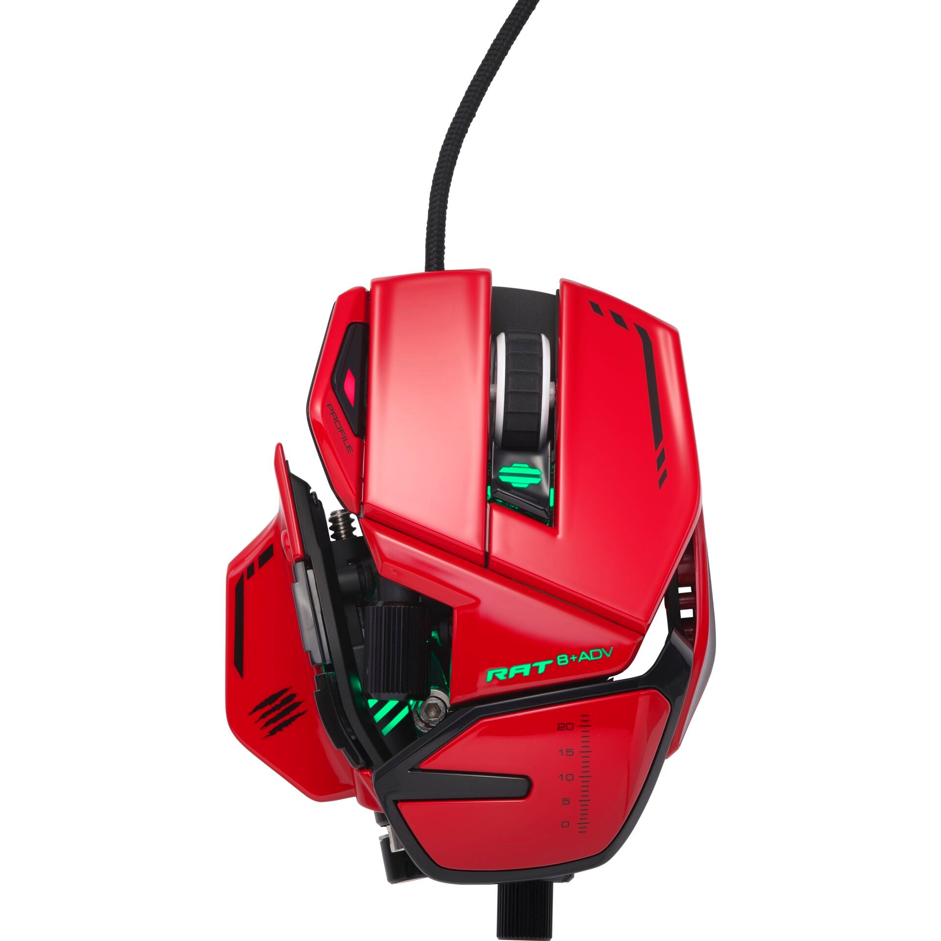 MadCatz R.A.T. 8+ ADV Κόκκινο Οπτικό Gaming Ποντίκι