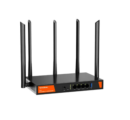 Tenda W30E AX3000 Wireless Router Gigabit Ethernet Dual-band (2.4 GHz / 5 GHz) Black