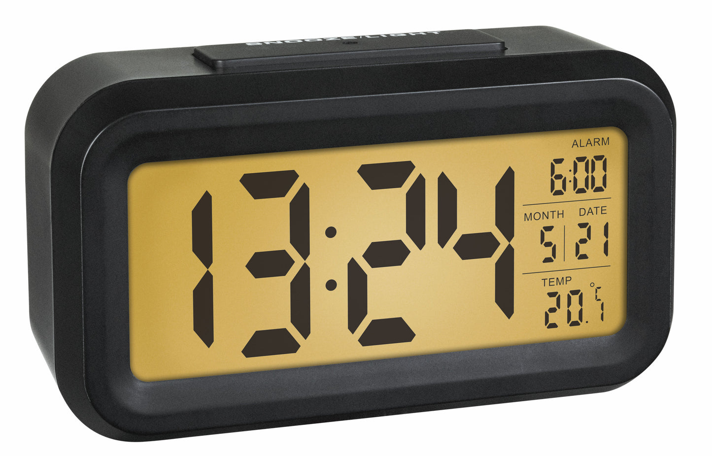 TFA 60,2018,01 LUMIO Digit Alarm Clock black