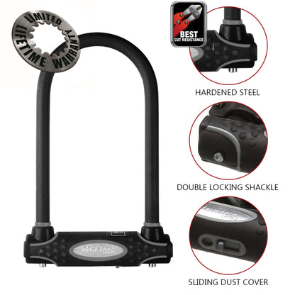 Master Lock U-Lock steel 13mm with Mount 8195EURDPRO