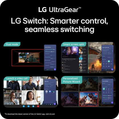 LG 32 Inch UltraGear™ G6, QHD 200Hz Gaming Monitor