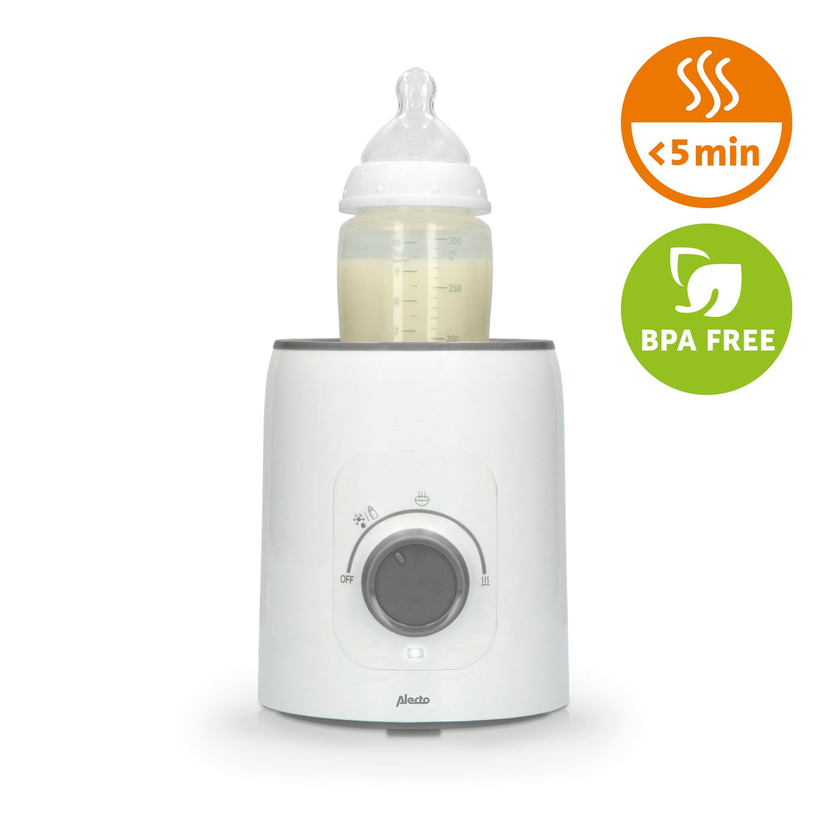 Alecto BW600 Bottle Warmer white