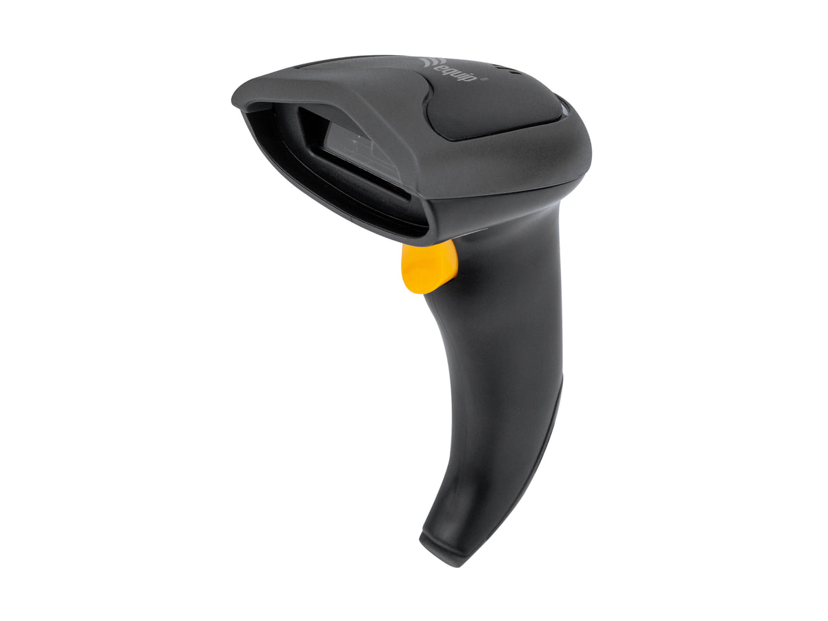 Equip 2D-Barcodescanner Laser USB+Halter             schwarz
