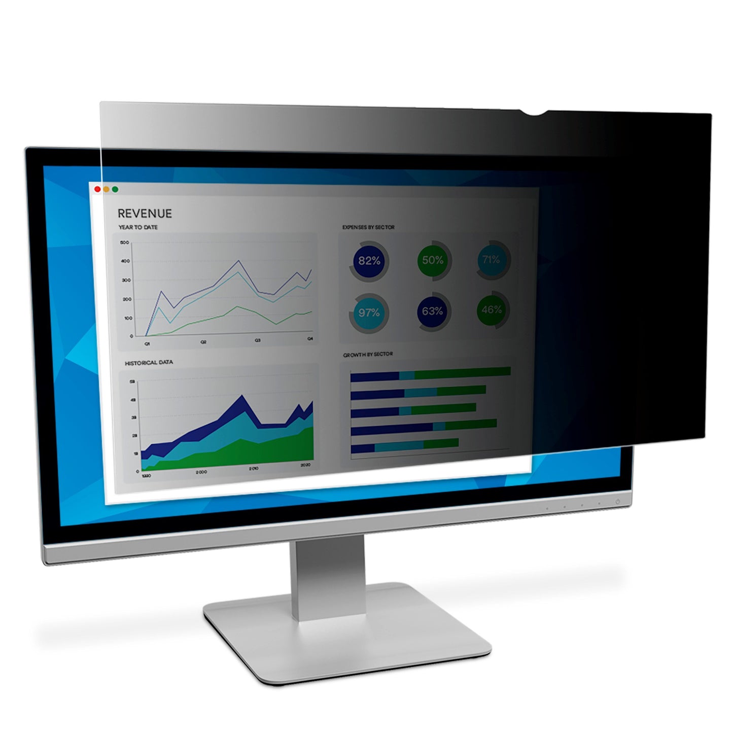 3M PF320W9B Privacy Filter Standard for Desktops 32  Wide