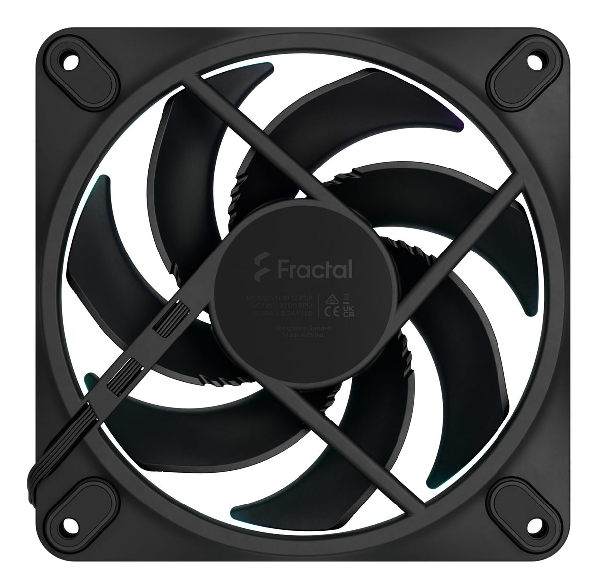 Fractal Design Momentum 12 RGB (black, 120 mm)