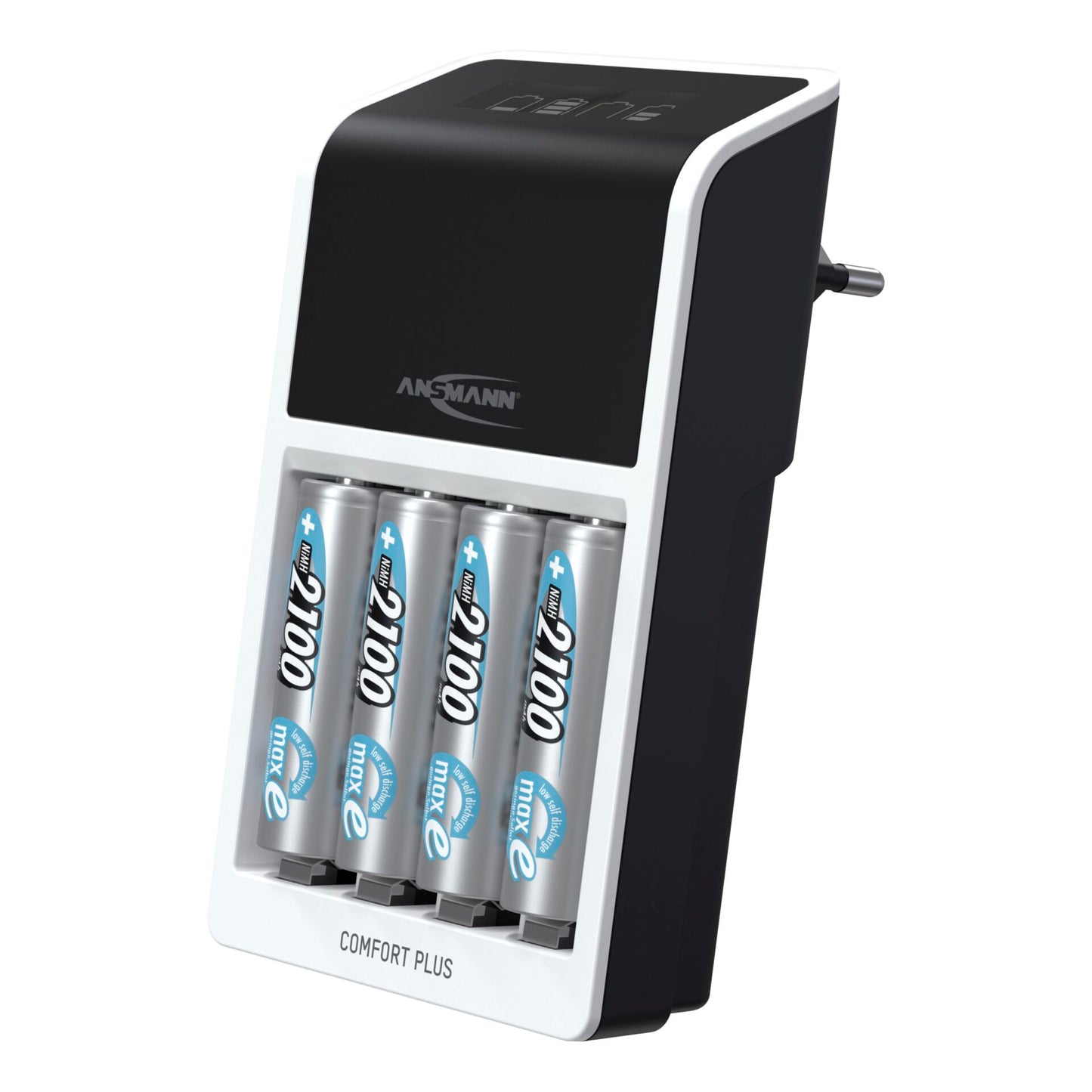 Ansmann Comfort Plus Charger with 4x AA 2100mAh Rechargeable Batteries 1001-0094-01