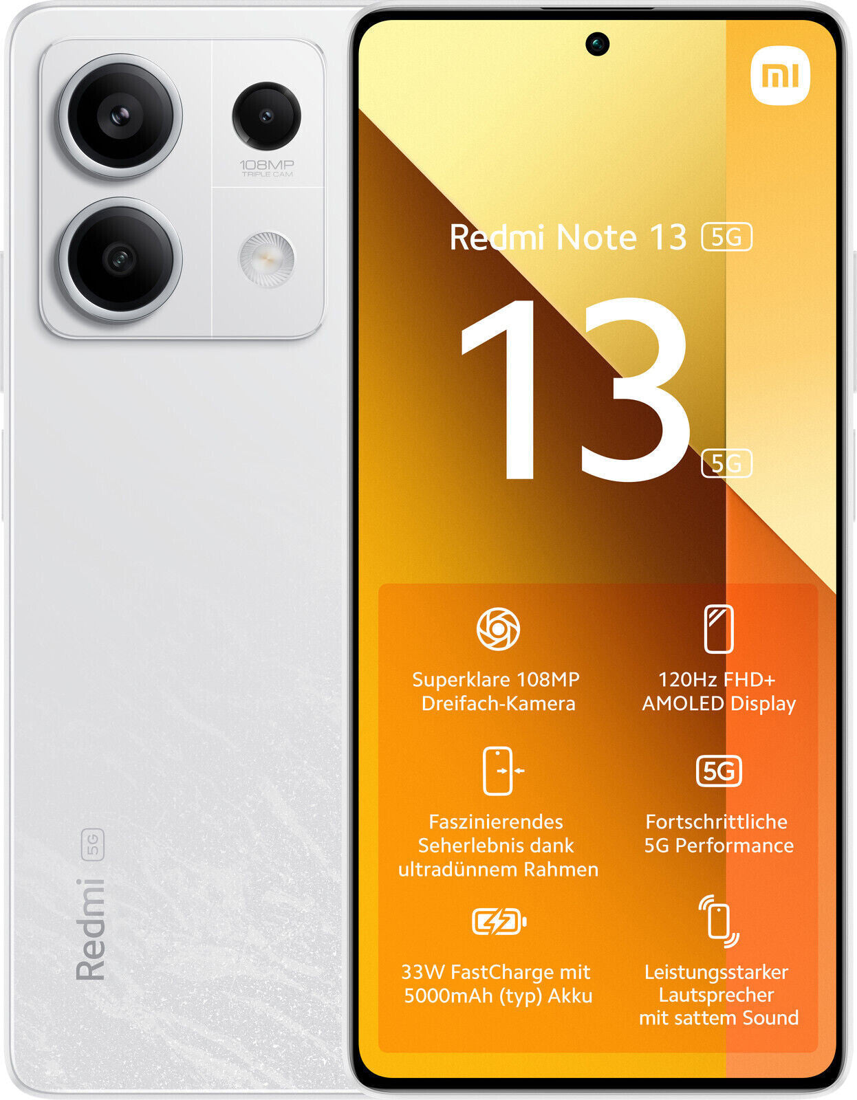 Xiaomi Redmi Note 13 5G 6GB/128GB Arctic White