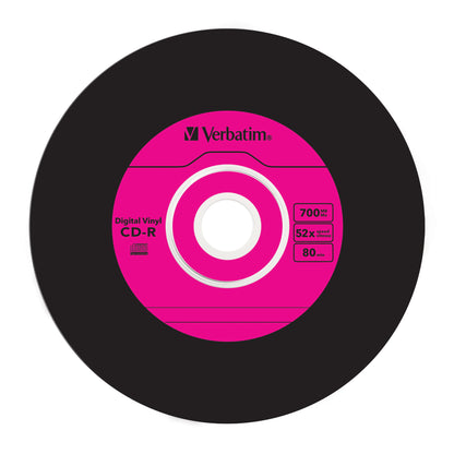 1x10 Verbatim CD-R 80 / 700MB 52x Speed, Vinyl Surface, Slim