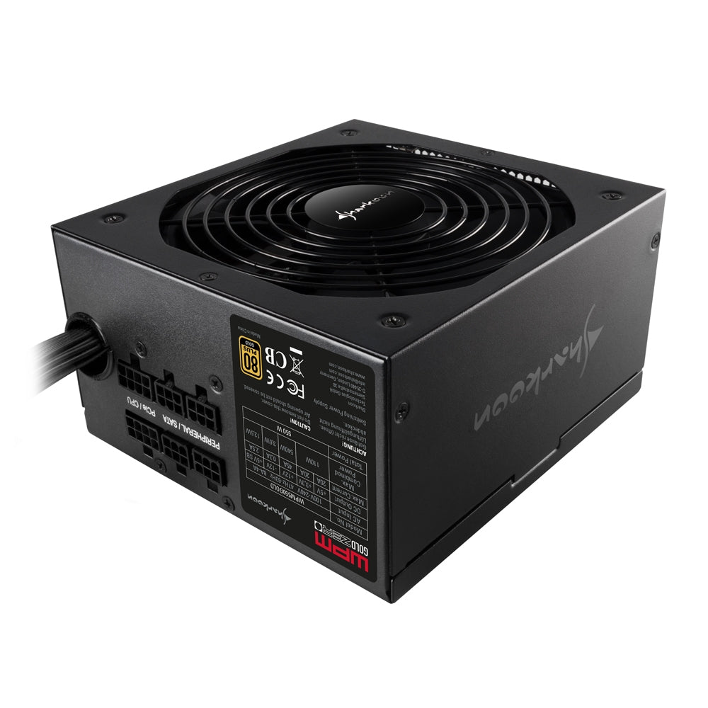 Power SupplySharkoon WPM Gold ZERO 650W